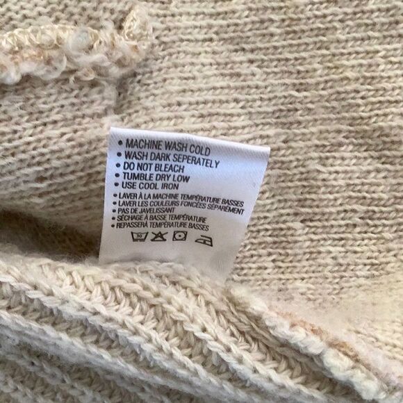 Anthropologie La Fee Verte Asymmetrical One Button Cardigan Sweater - Picture 9 of 13